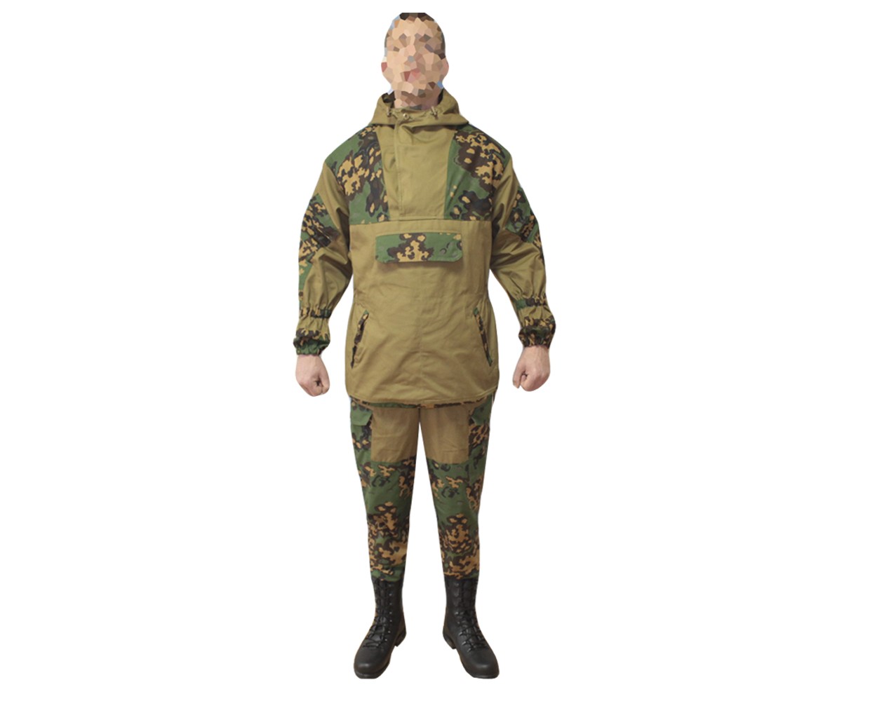 Gorka 4 Partizan Camoスーツ戦術ジャケットとフードの